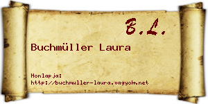 Buchmüller Laura névjegykártya