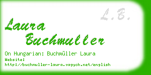 laura buchmuller business card