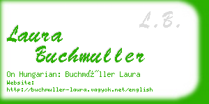 laura buchmuller business card